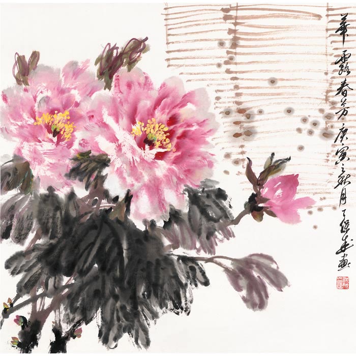 华露春芳(70X69cm)