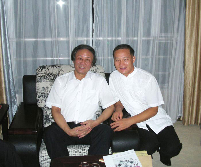 与著名武术家马明达先生
