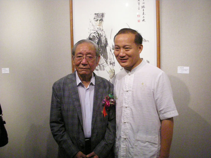 与著名画家杜滋龄先生