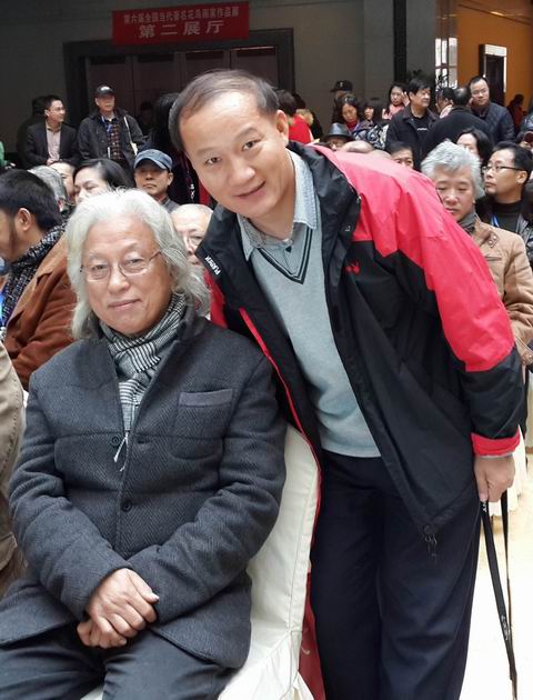 与著名国画家江文湛先生