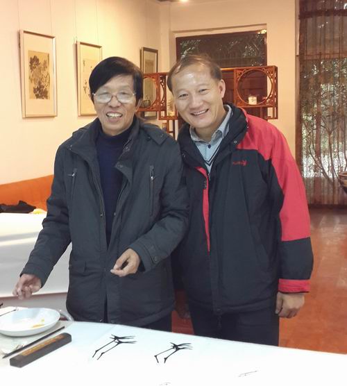 与福建大学教授郑景贤先生