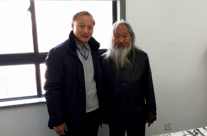 与画猴名家徐培晨先生