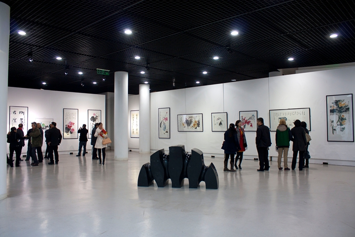 2015年1月10日上海月湖美术馆《丁保成书画展》