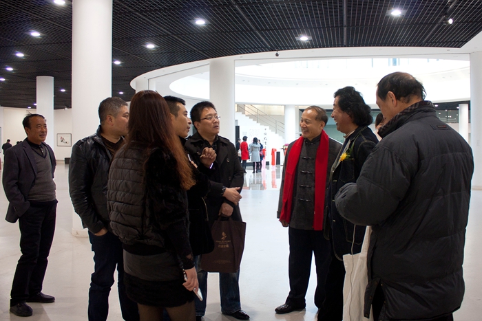 2015年1月10日上海月湖美术馆《丁保成书画展》隆重开幕