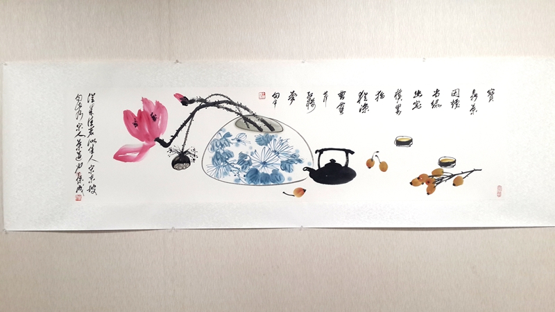 2014年日本东京《丁保成书画展》
