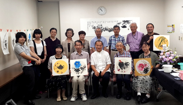 2014年日本东京《丁保成书画展》