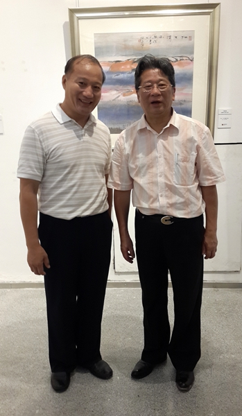 与中国美术家协会副主席广东省美术家协会主席许钦松先生