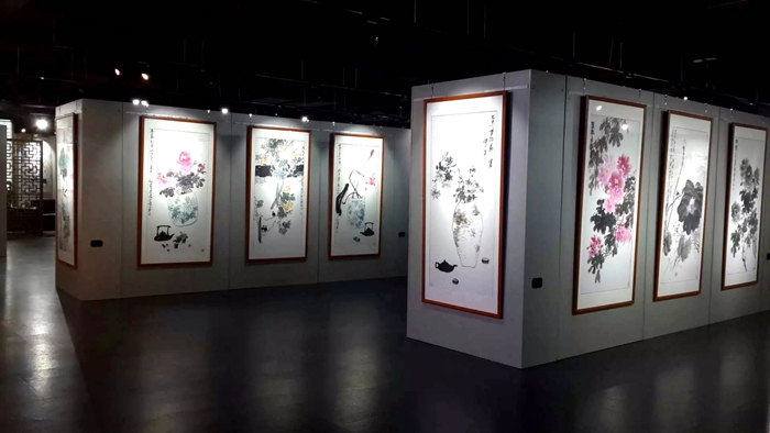 2016年6月深圳《丁保成画展》中圳文化南方文交所