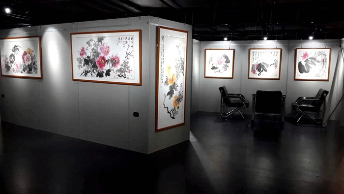 2016年6月深圳《丁保成画展》中圳文化南方文交所