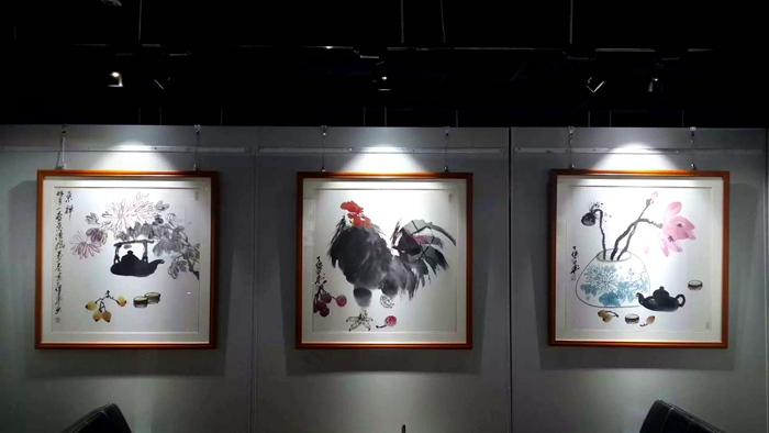 2016年6月深圳《丁保成画展》中圳文化南方文交所