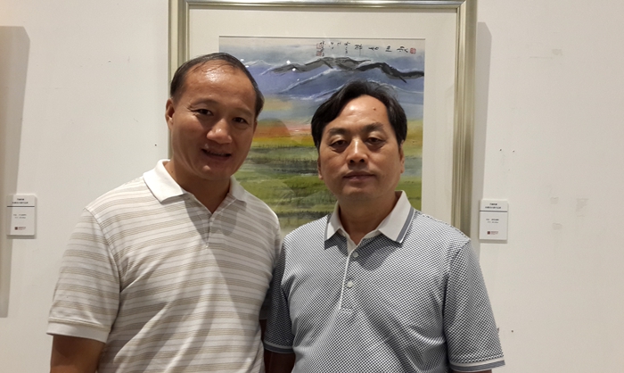 与广东省美术馆罗一平馆长