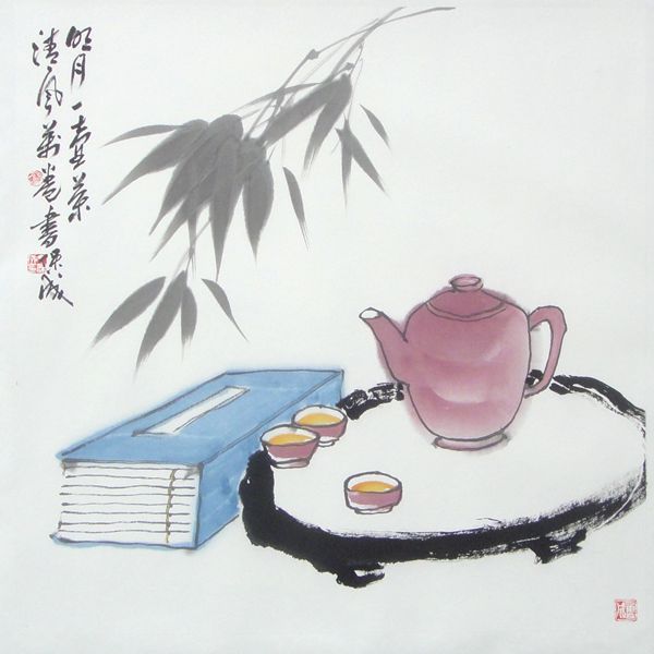 明月清风 68X68cm