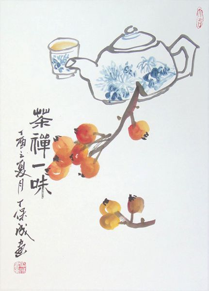 茶禅一味 47X35cm