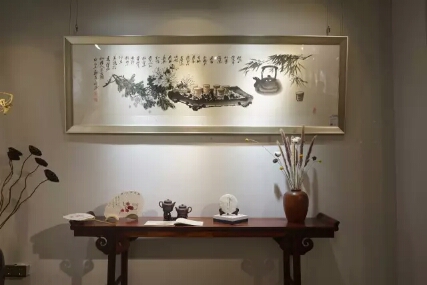 2017年吃茶去—丁保成艺术作品体验展在广州书画加粤泠斋展出