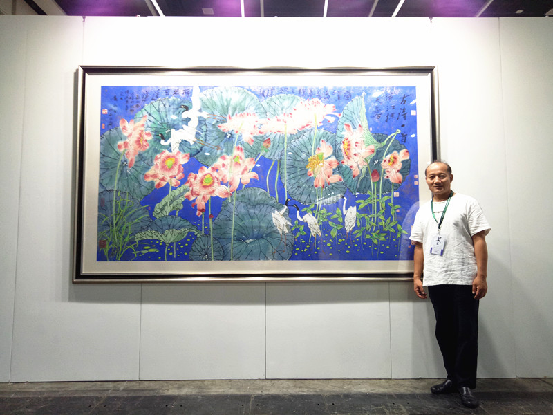 2017年8月香港《全球500水墨画精英大展》黄永玉先生作品