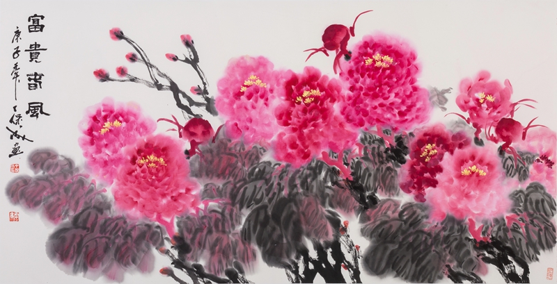 富贵春风  168cmX69cm