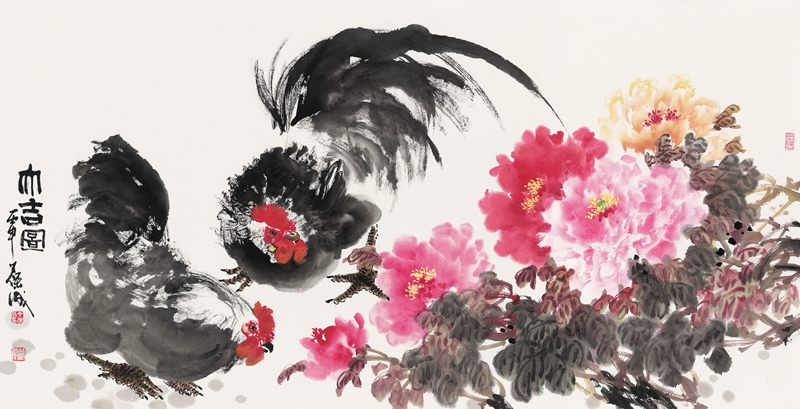 大吉图  138cmX69cm