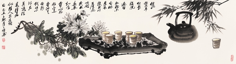 茶禅  180cmX49cm