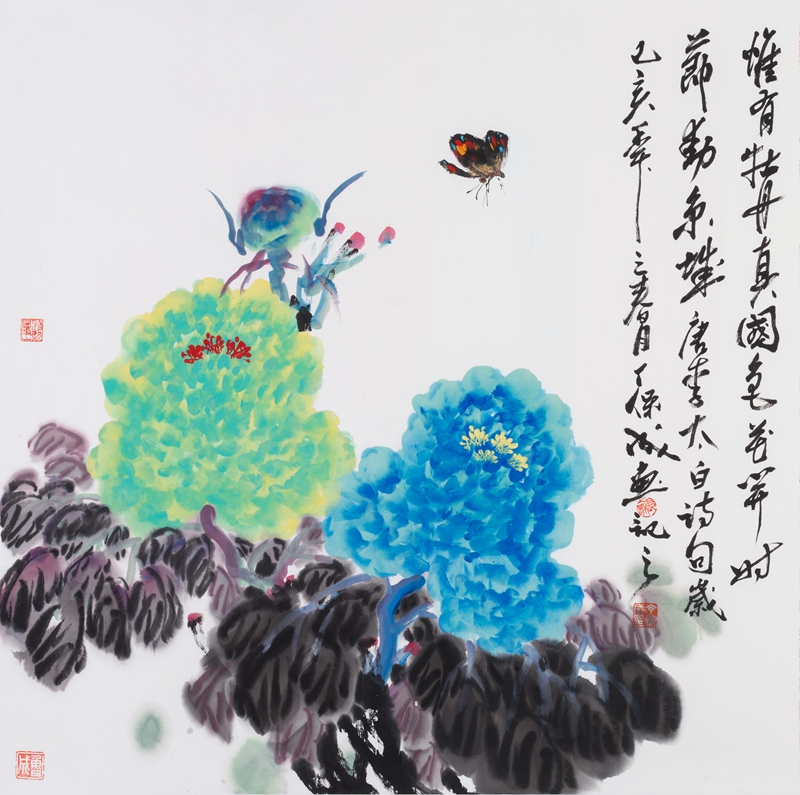 唯有牡丹真国色 68X68cm