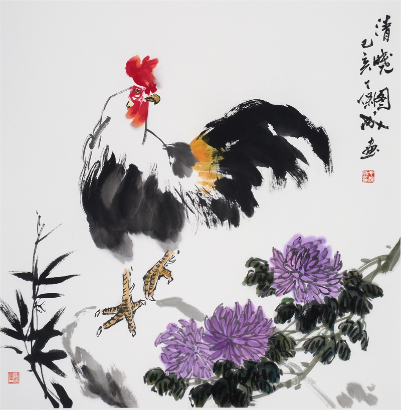清晓图 68X68cm