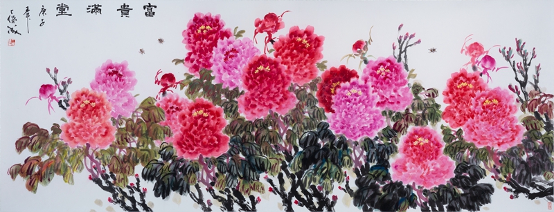 富贵满堂 230X98cm