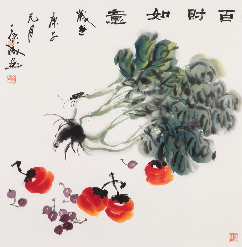 百财图 68X68cm