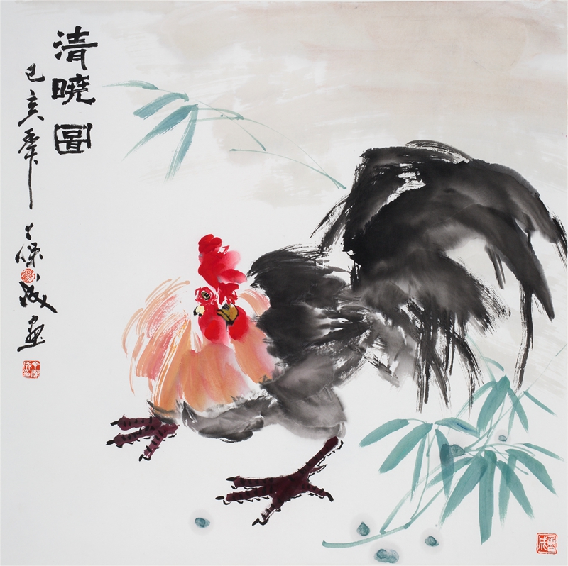 清晓图 68X68cm