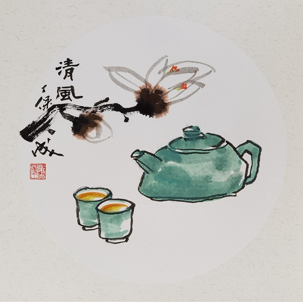 清风 33X33cm
