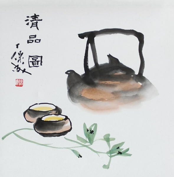 清品图  47X47cm
